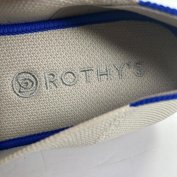 Rothys The Original Slip On US 8.5 Rothy's Off-White/Ivory Sneakers Womens - Picture 9 of 11